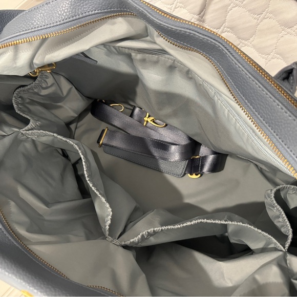 Freshly Picked Classic Weekender + Matching Classic Clutch (Dusty Blue) - Picture 3 of 10